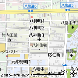 愛知県名古屋市中川区八神町4丁目10周辺の地図