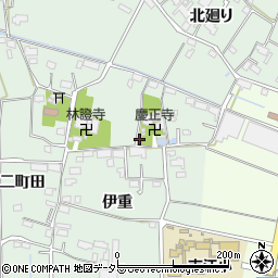 愛知県愛西市西條町伊重29周辺の地図