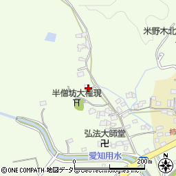 愛知県日進市米野木町柿ノ木島周辺の地図
