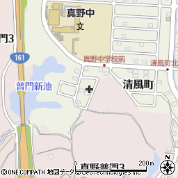 滋賀県大津市清風町26-10周辺の地図