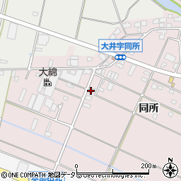 愛知県愛西市大井町同所217周辺の地図