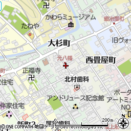 滋賀県近江八幡市仲屋町元周辺の地図