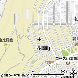 滋賀県大津市花園町11-4周辺の地図