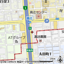 愛知県名古屋市昭和区東郊通周辺の地図