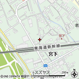 静岡県富士市宮下133-12周辺の地図