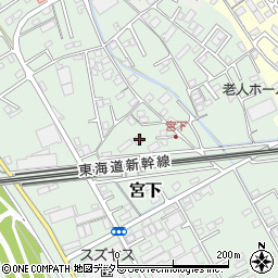 静岡県富士市宮下144周辺の地図