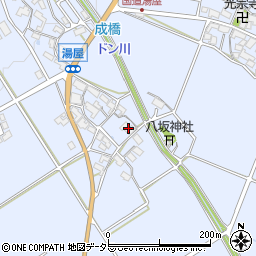 滋賀県東近江市湯屋町1081周辺の地図