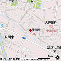 愛知県愛西市大井町浦田面651周辺の地図
