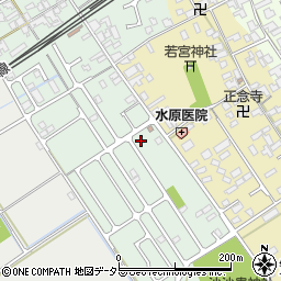 滋賀県近江八幡市安土町常楽寺38-59周辺の地図