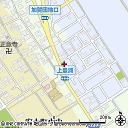 滋賀県近江八幡市安土町上豊浦1101-2周辺の地図