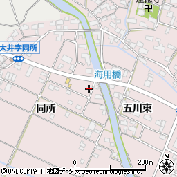 愛知県愛西市大井町同所267-3周辺の地図
