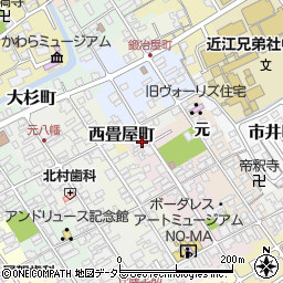 滋賀県近江八幡市博労町元29周辺の地図