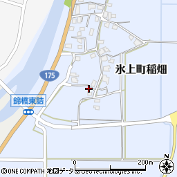 兵庫県丹波市氷上町稲畑795周辺の地図