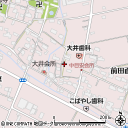 愛知県愛西市大井町浦田面693周辺の地図