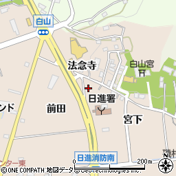 愛知県日進市本郷町宮下1周辺の地図