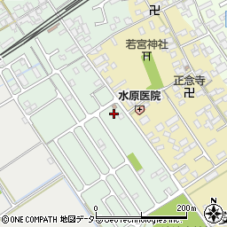 滋賀県近江八幡市安土町常楽寺38-56周辺の地図