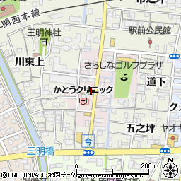 愛知県海部郡蟹江町今本町通周辺の地図
