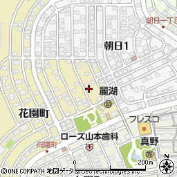 滋賀県大津市花園町17-14周辺の地図