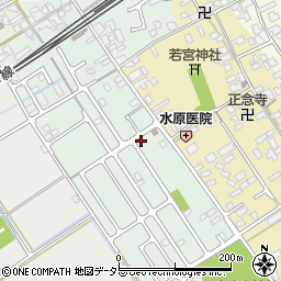 滋賀県近江八幡市安土町常楽寺38-58周辺の地図
