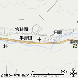 愛知県豊田市中金町周辺の地図