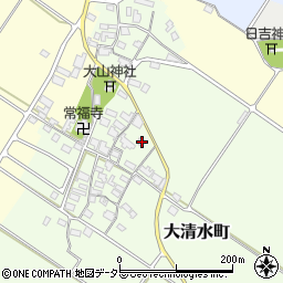 滋賀県東近江市大清水町301周辺の地図