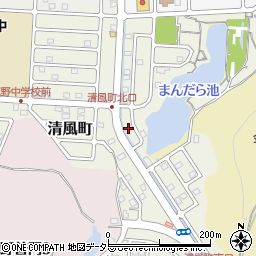 滋賀県大津市清風町7周辺の地図