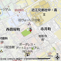 滋賀県近江八幡市慈恩寺町元周辺の地図