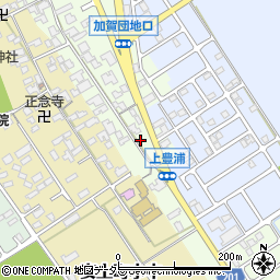 滋賀県近江八幡市安土町上豊浦1097周辺の地図