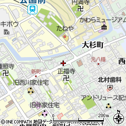 滋賀県近江八幡市大杉町周辺の地図