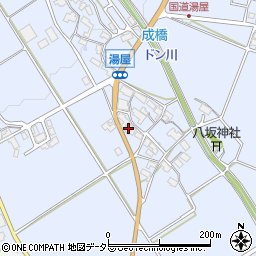 滋賀県東近江市湯屋町1062周辺の地図