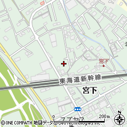 静岡県富士市宮下133-19周辺の地図