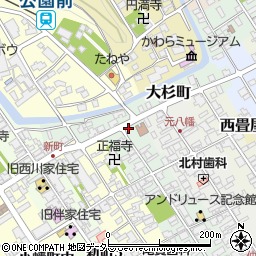 滋賀県近江八幡市為心町元14周辺の地図