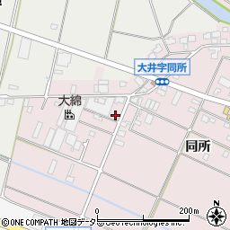 愛知県愛西市大井町同所116周辺の地図