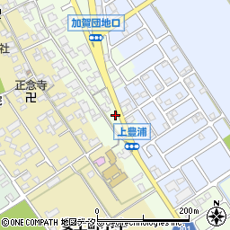 滋賀県近江八幡市安土町上豊浦1118周辺の地図