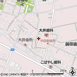 愛知県愛西市大井町浦田面697周辺の地図