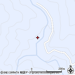 愛知県北設楽郡豊根村古真立雛鶴場周辺の地図