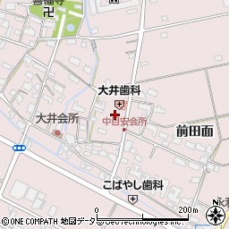 愛知県愛西市大井町浦田面713周辺の地図