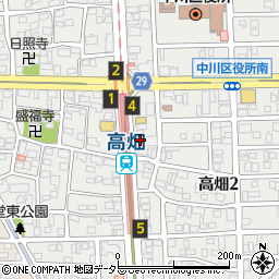 いちい信用金庫中川支店周辺の地図