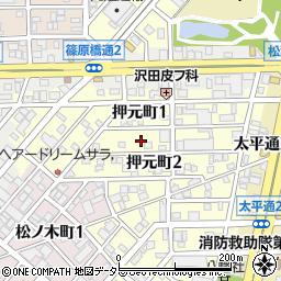 愛知県名古屋市中川区押元町周辺の地図