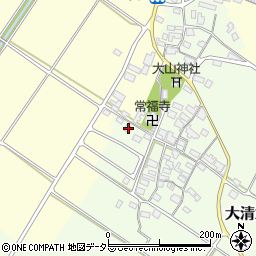 滋賀県東近江市大清水町245周辺の地図