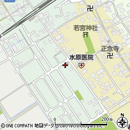 滋賀県近江八幡市安土町常楽寺38-57周辺の地図