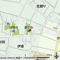 愛知県愛西市西條町伊重28周辺の地図