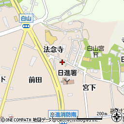 愛知県日進市本郷町宮下524周辺の地図