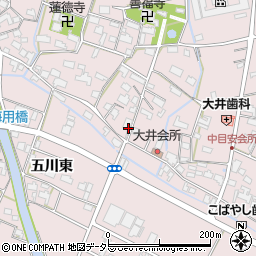 愛知県愛西市大井町浦田面648周辺の地図