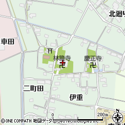 愛知県愛西市西條町伊重1周辺の地図