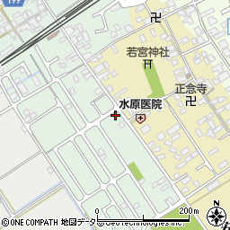 滋賀県近江八幡市安土町常楽寺38-54周辺の地図