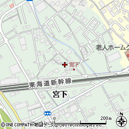 静岡県富士市宮下142周辺の地図
