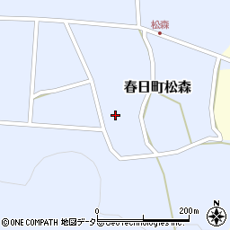 兵庫県丹波市春日町松森643周辺の地図