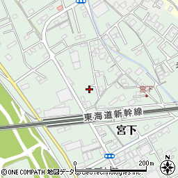 静岡県富士市宮下133周辺の地図
