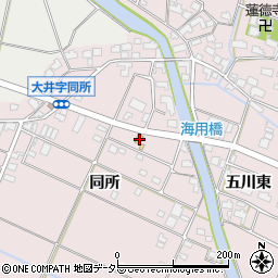 愛知県愛西市大井町同所262周辺の地図